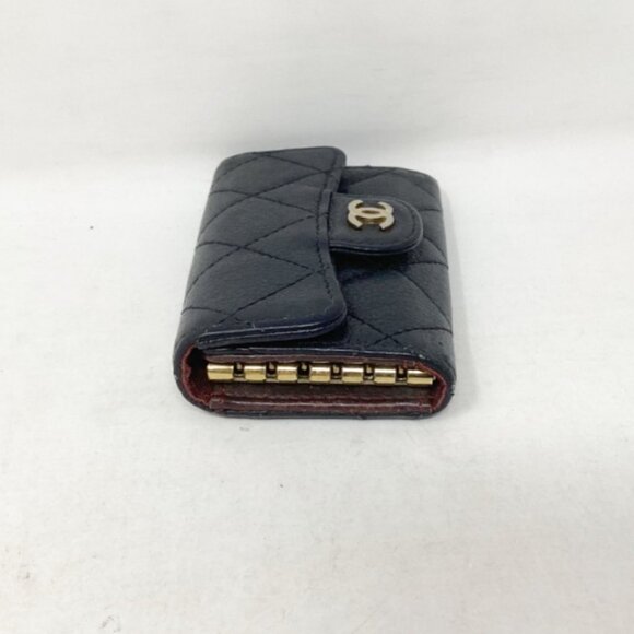 Chanel #EJPHKX Caviar Quilted Key Holder Wallet - Picture 3 of 8